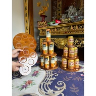 [Beautiful as Wood]3-Tier Imitation Wood Display Tower for Altar Decoration - 3-tier water tower