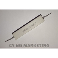 20w 200RJ resistor 1Pc