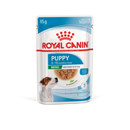 ROYAL CANIN โรยัล คานิน อาหารลูกสุนัข พันธุ์เล็ก ชนิดเปียก (MINI PUPPY GRAVY) [ยกกล่อง 12 ซอง]