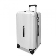  22吋熊貓白加厚防刮拉鍊款行李箱