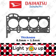Daihatsu Cylinder Head Gasket Perodua Myvi 1.3 Kembara DVVT Toyota Avanza 1.3 K3-VE - 0.5mm~1.5mm (M