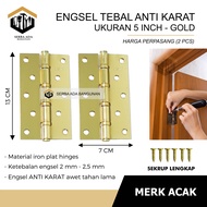 ENGSEL PINTU BAHAN TEBAL 3 - 4 - 5 INCH HIGH QUALITY (ANTI KARAT) TERMURAH BERAT KUAT PINTU JATI KAY