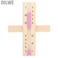 macospice-my Sauna Timer  29.2x6.7x3.5cm Beech Wood Equipment 15 Minute Hourglass Clock Sand for Spa