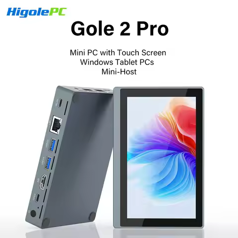 Higole Gole 2 Pro 5.5'' Mini PC Intel N5095 Windows 11 WiFi5 8/16 128/256G 2500mAh Screen Tablet Lap