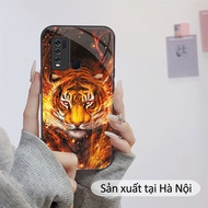 Animal Landscape 2 Tempered Glass Case vivo Y15 S,Y17,Y19,vivo Y20,Y50,vivo Y72 5G Premium Glass Cas