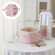 Upgraded Portable Drawstring Lazy Cosmetic Bag Bucket Bag Portable Large-Capacity Cosmetics Drawstri