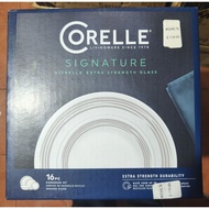 Corelle Dinnerware Set 16pcs Brushed Silver