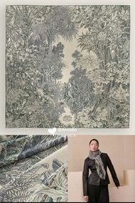 Hermes scarf 140cm，All‘Orto Botanico di Palermo  巴勒莫花園，愛馬仕披肩絲巾