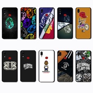for Samsung A6 A7 A8 A9 A01 A02 A10 A10S Billionaire Boys Club Matte Black Frame TPU Phone Case | Fi