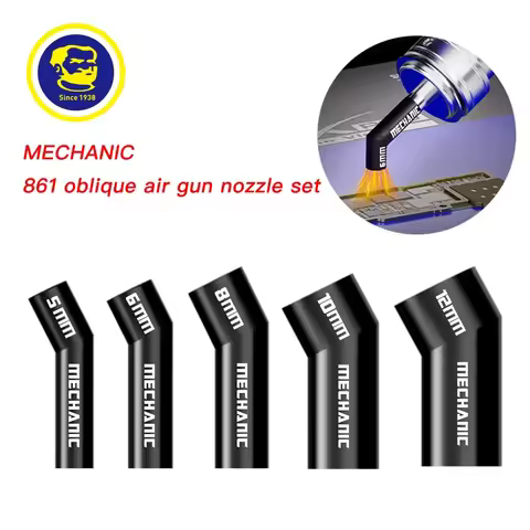 Mechanic 861 Series Heat Gun Nozzle Sleeve for 861DW/ 861Pro Integrated Elbow Hot Air Station Heat G