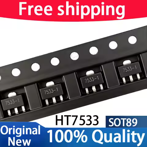 (100pcs) HT7533 S0T-89 HT7533-1 7533 High Driver Regulator 7533-1 SOT89