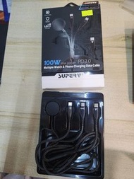 SUPERVO 100W PD3.0 充電線