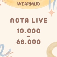 WEARMI LIVE NOTE 10,000-68,000