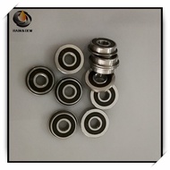 10Pcs F695-2RS Bearing 5*13*4 mm  ABEC-7 Flanged Miniature F695 RS Ball Bearings F695RS For VORON Mo