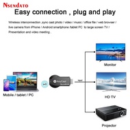 【Limited stock】 Anycast M100 5g 4k Wireless Hdmi-Compatible Tv Adapter Wifi Display Dongle For Miracast Airplay Dlna