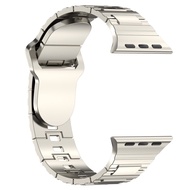 TPU silicone strap for smartwatch 3 4 5 6 7 8 9 se ultra soft watch metal-plated Mech wind band smar