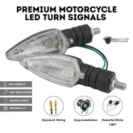 Honda CB500X | Motorcycle Flasher Signal Light Clear White Lens Garnish Big 1Pair |