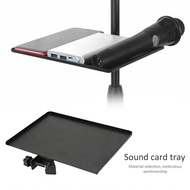apill S erounder Microphone Stand Tray  Multifunction Sound Card Holder 360 Degrees Rotation 5.51x7.