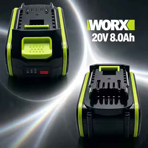 New Original 20V 8.0Ah Battery for WORX Kress 20V WU279/WU182/WU690/WU380S/WU231/WU533//KU390/KU806/