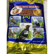 3004 Emas 10 Tiong Mas Bird Feed 3in1 500G