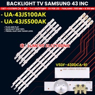 SAMSUNG 43 INCH LED TV BACKLIGHT 43J5100 43J5500 UA43J5100 UA43J5500 11K UA-43J5100 UA-43J5500 43J
