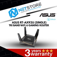 ASUS TRI-BAND WiFi 6 GAMING ROUTER HOME MESH WIFI - RT-AX92U SINGLE