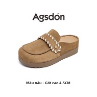 Dép Birken Đế Dày cho Nữ Tăng Chiều Cao Bảo Vệ Ngón Chân Xỏ Ngón