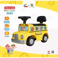 Children's Toys Ride On Pmb k616 Tolocar Bus School COCOMELON Telolet Cars Children's Push Bus Schoo