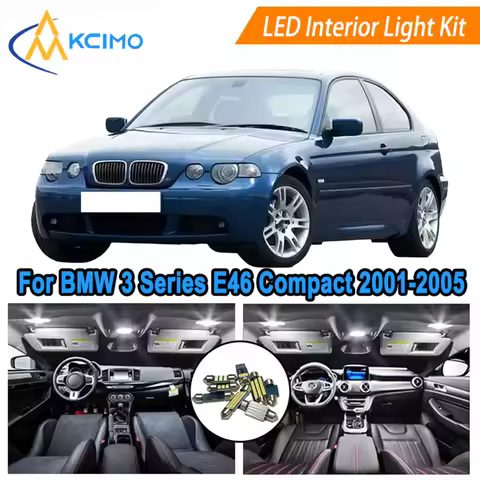 Canbus LED Interior Bulbs For BMW 3 Series E46 Compact 2001-2005 Car Accessories Reading Dome Light 