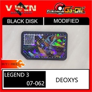 [LIMITED EDITION] POKEMON GAOLE LEGEND 3 BLACK DISK 5 STAR 07-062 DEOXYS MALAYSIA SCANNABLE NOT ORIG