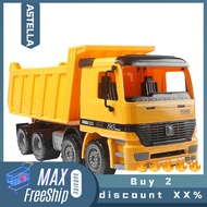 ASTELLA รถดั้มใหญ่จำลองแรงเสียดทานการก่อสร้างโมเดลรถยนต์ของเล่นเด็กของขวัญ