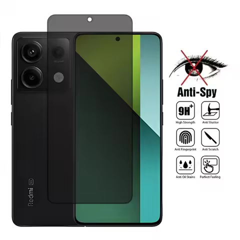 For Redmi Note 13 Pro Glass Redmi Note 13 4G 5G Tempered Glass Anti Peep Privacy Screen Protector Fo