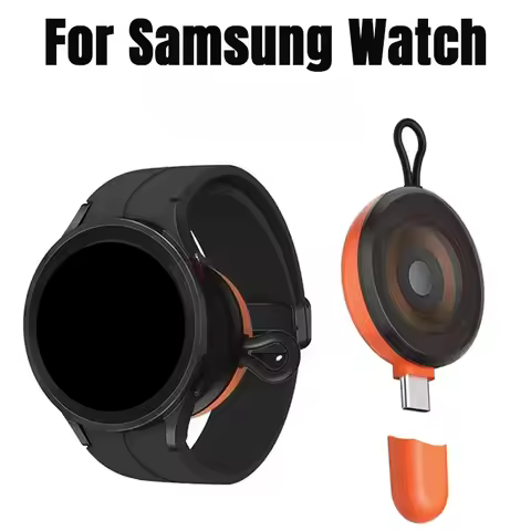 Watch Magnetic Wireless Charger For Samsung Galaxy Watch 8/7/6/5/4 Classic/Ultra/Active 2 Type C Por