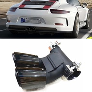 For Porsche Boxster Cayman 718 987 2008-2015 C012 Titanium Black Rear Exhaust Pipe Muffler Tipsauto 