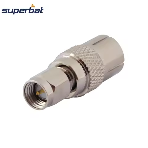 Superbat 5pcs SMA Male to DVB-T Female DVB-T TV-Tuner RF Antenna Adapter Connector for TV-Tuner