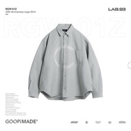 全新現貨GOOPiMADE “RGW-01Z” 20th Anniversary Logo Shirt - Ash 1號 /GOOPi、Subcrew