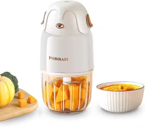 Baby Food Maker & Blender for Fresh Meals, Fruits, Veggies, Meat Puree - White