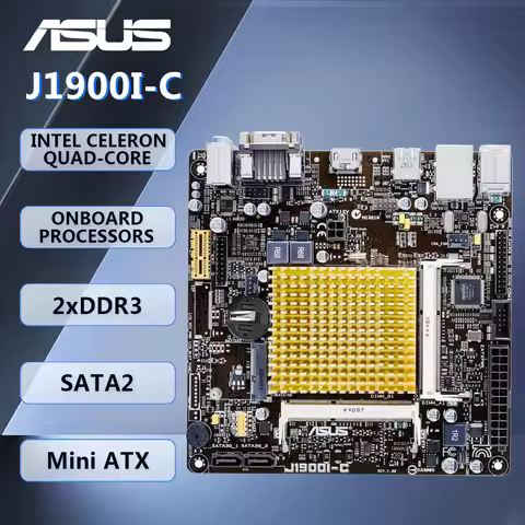 ASUS J1900I-C Mini ITX Motherboard Intel Celeron Quad-Core J1900 SoC onboard Processors DDR3 SATA2 H