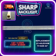 LC-40LE830M SHARP 40" LED TV BACKLIGHT(LAMPU TV) SHARP 40 INCH LED TV
