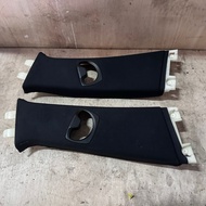 🇯🇵BMW E90 Interior B Pillar Trim Cover Set Pair Black IMPORTED FROM JAPAN USED