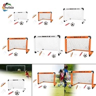 chulisia Kids Soccer Stuff Portable Goalpost Folding Soccer Net with Bag for Indoor Outdoor Playgrou