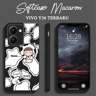 HP Latest Vivo Y36 Macaron Softcase [UV01] Starbucks Motif - Vivo Y36 2023 Softcase - Vivo Y36 2023 