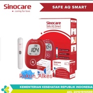 Alat Tes Gula Darah Safe AQ Smart sinocare/paket tes gula darah