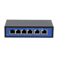 [mfnpqcn] 6-Port Fast Ethernet PoE Switch - 4 Port PoE & 2 Port Uplink, 10/100Mbps
