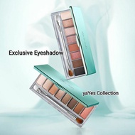 Wardah Exclusive Eyeshadow Palette 10 gr ORIGINAL Pulas Mata 8 Warna Colours Palete 01 Sunset Brown 
