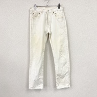 Levi's 501 牛仔褲，紐帶門襟，白色，W29 碼，古著。