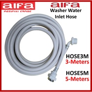 Aifa Washer Water Hose Inlet, Washing Machine Long Pipe Tube Connector Kit- 3metres/5metres