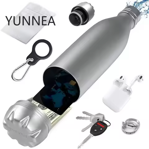 Secret Hidden Safe Steel Water Bottle Safe Money Box Secret Storage Box Hidden Safe Storage Box Outd