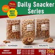 Daily Snacker Series: 250g / 200g / 100g Nut Packs | Freshness Guaranteed | Grab-and-Go Size (Min. 3