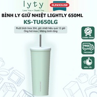 Bình ly giữ nhiệt LIGHTLY 650ml SUNHOUSE KS-TU650LG